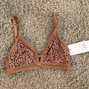 Lively Leopard Print Bralette (Small)
